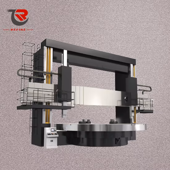 Coluna dupla de torno vertical CNC tipo serviço pesado Ck5280